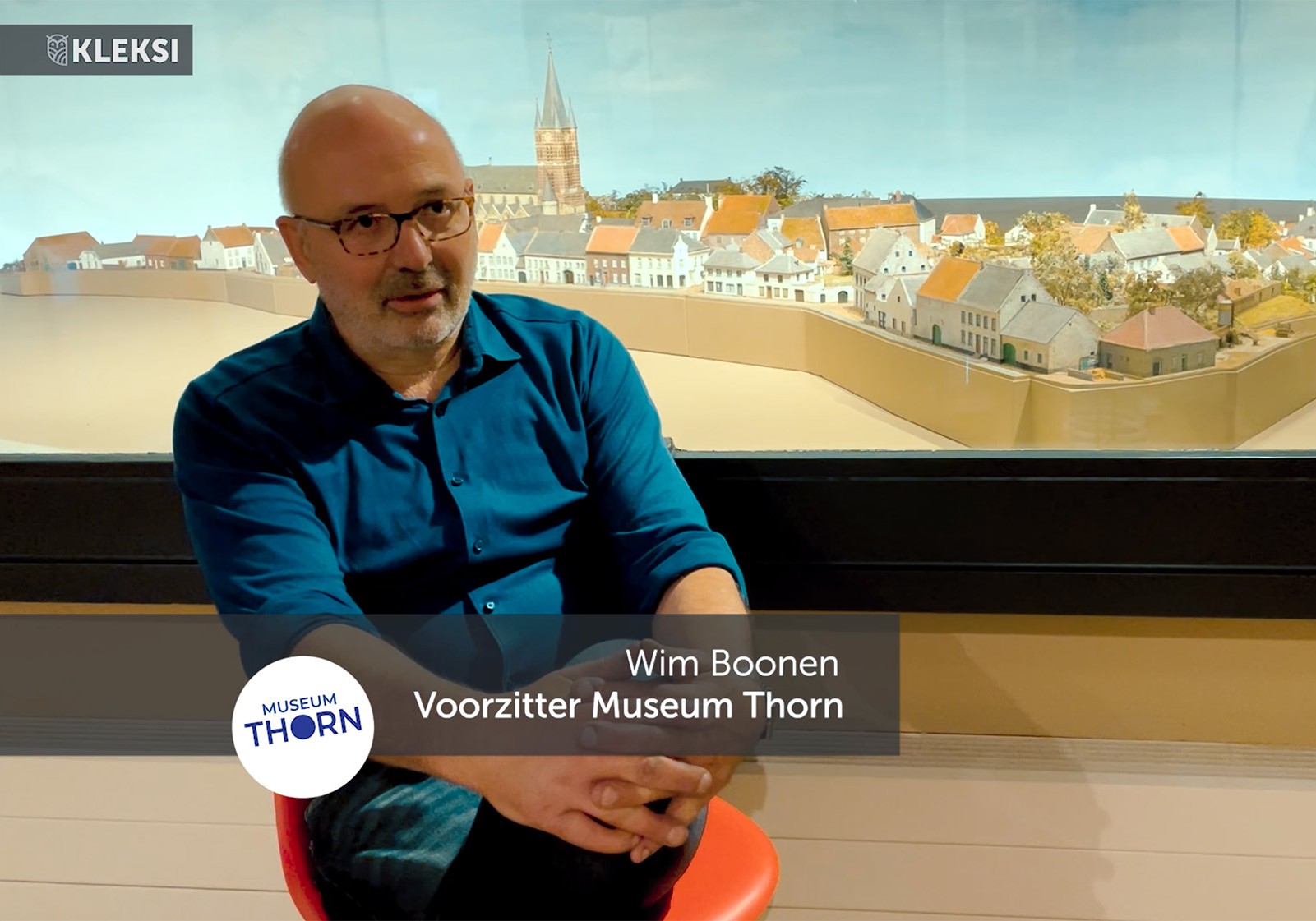 Wim Boonen, Vorsitzender Museum Thorn, erzählt, warum sich das Museum für KLEKSI entschieden hat