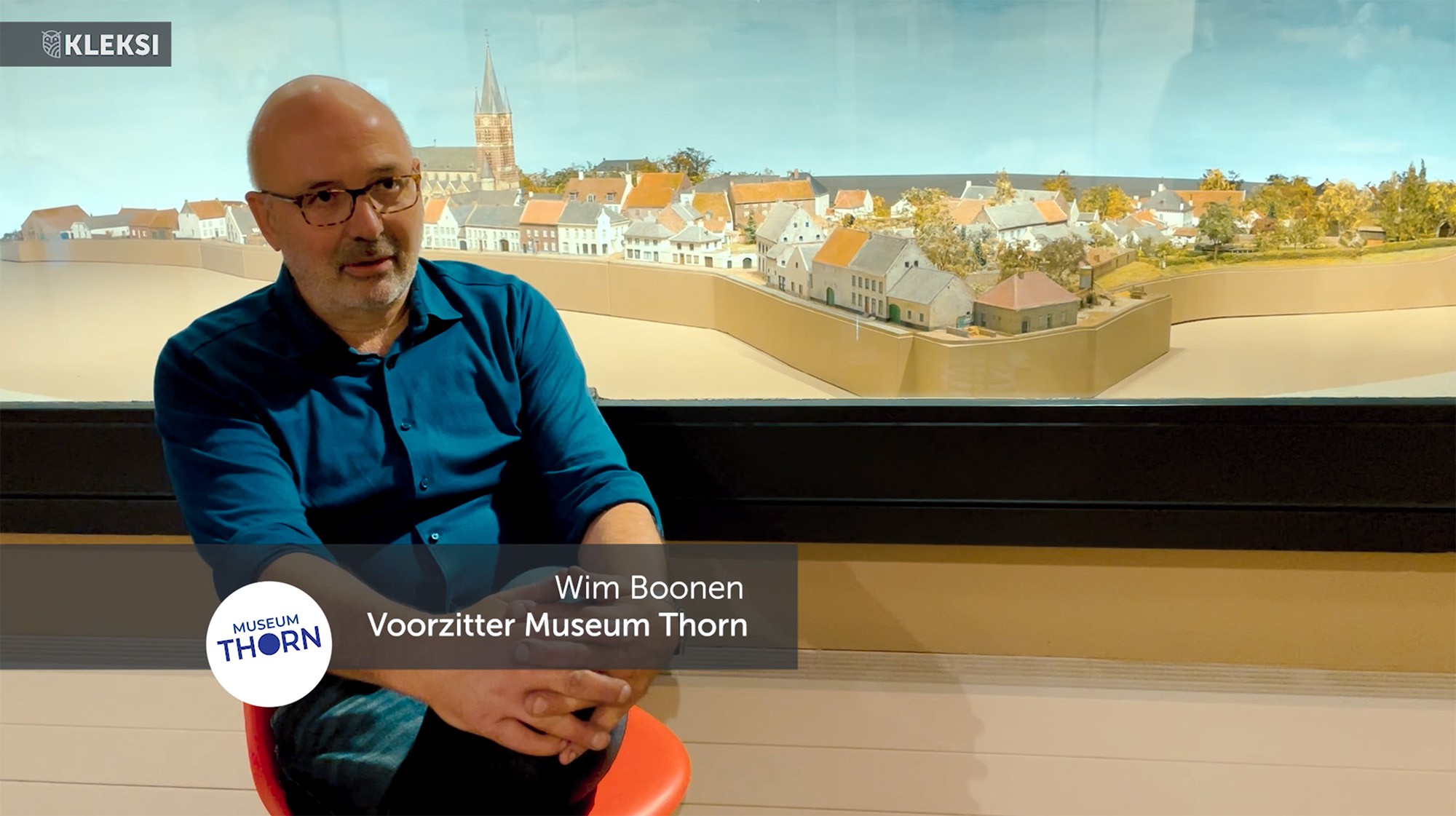 Wim Boonen, voorzitter Museum Thorn verteld waarom het museum voor KLEKSI heeft gekozen